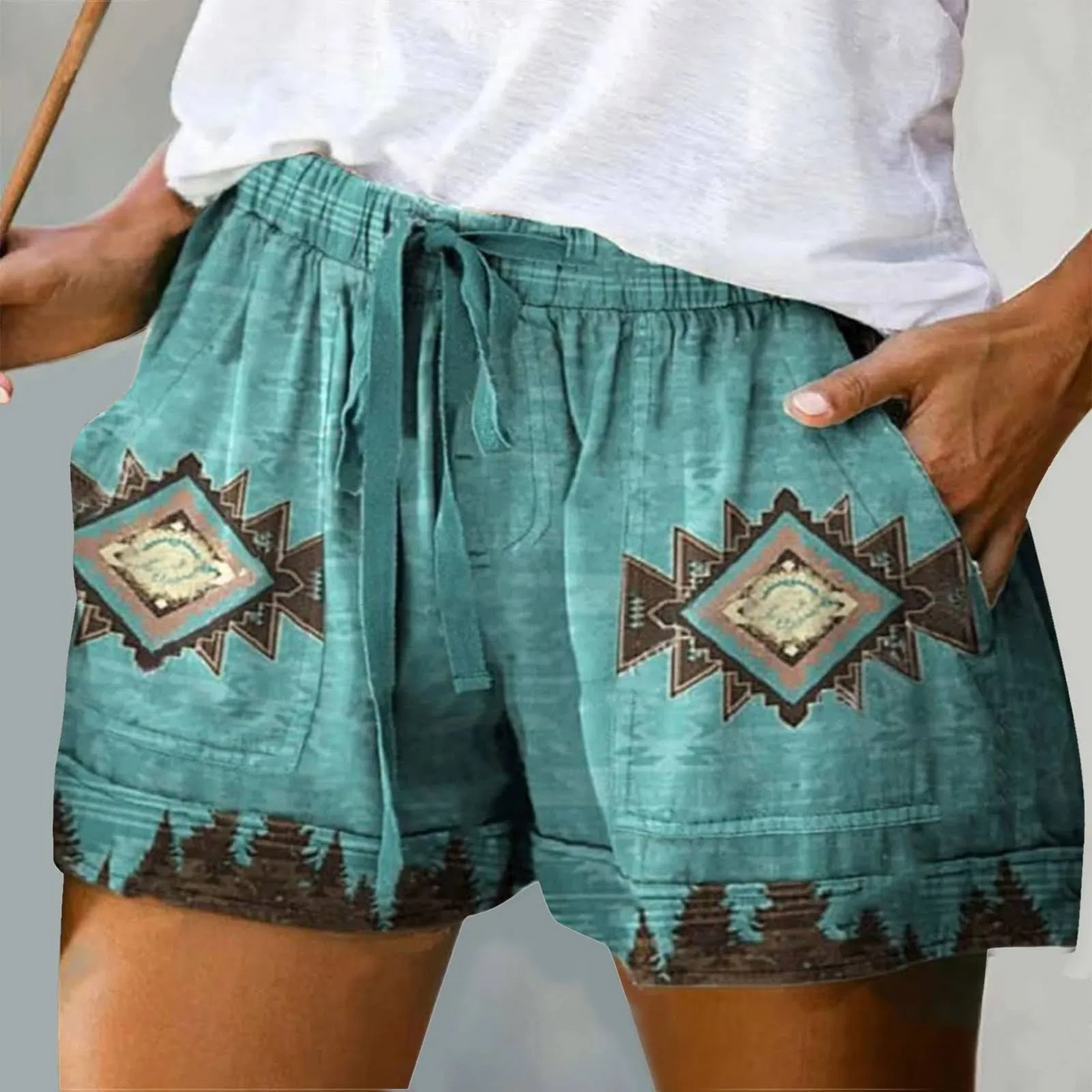 Celine - Strandshorts sommer med høj talj