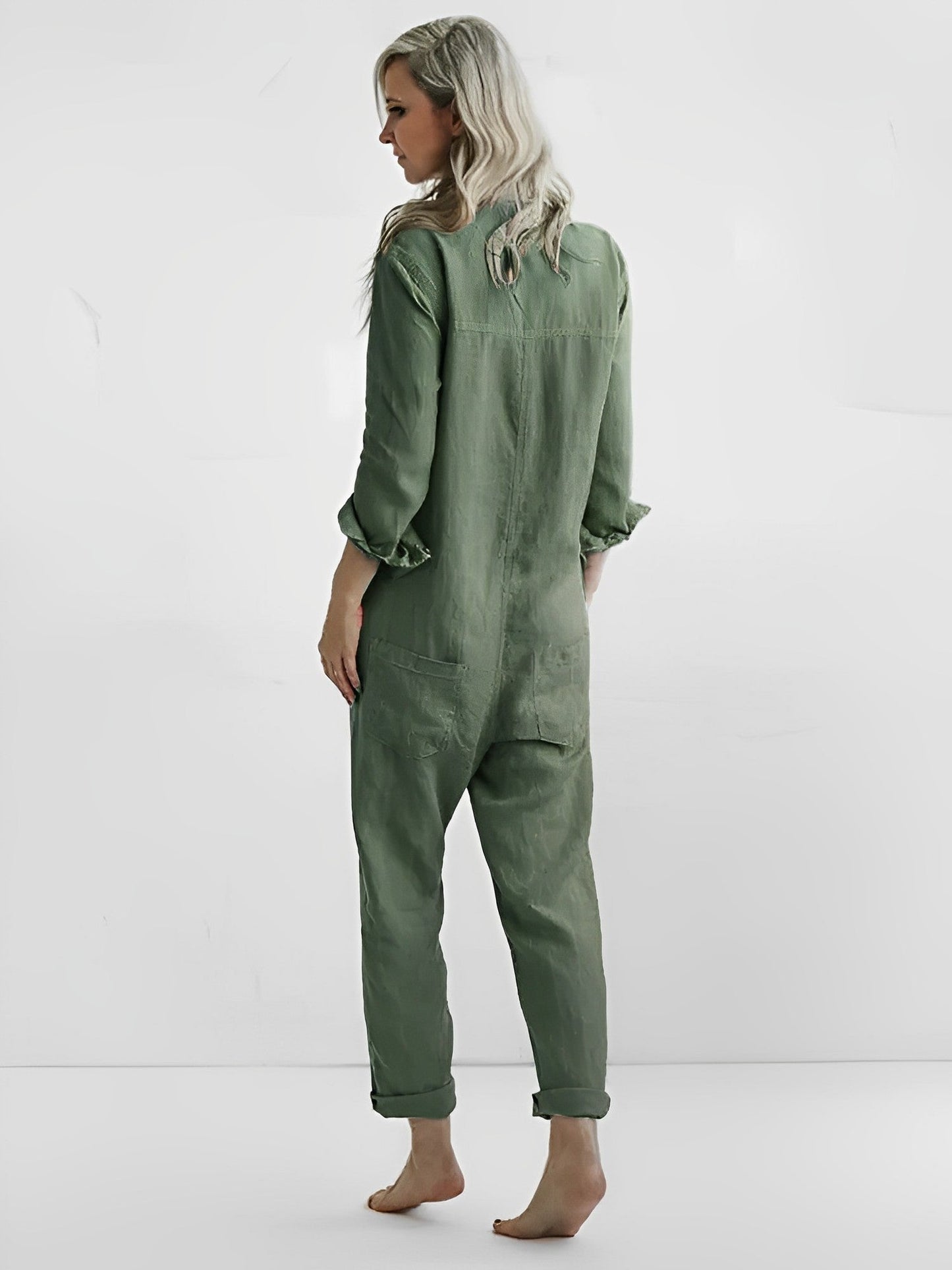 Tanya - Stilfuld grøn jumpsuit