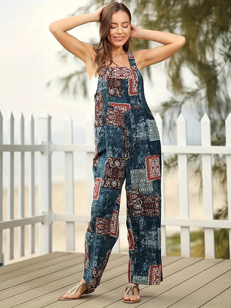 Klara - Jumpsuit med blomsterprint