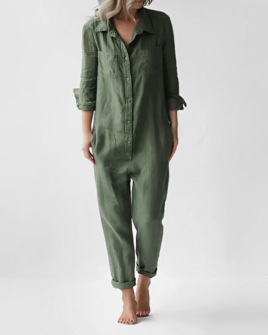 Tanya - Stilfuld grøn jumpsuit