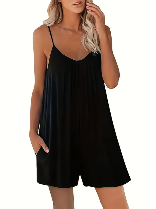 Cynthia – Cami romper, løs, afslappet overall