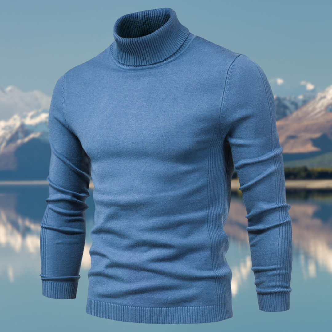 Prestige - Rullekrave sweater