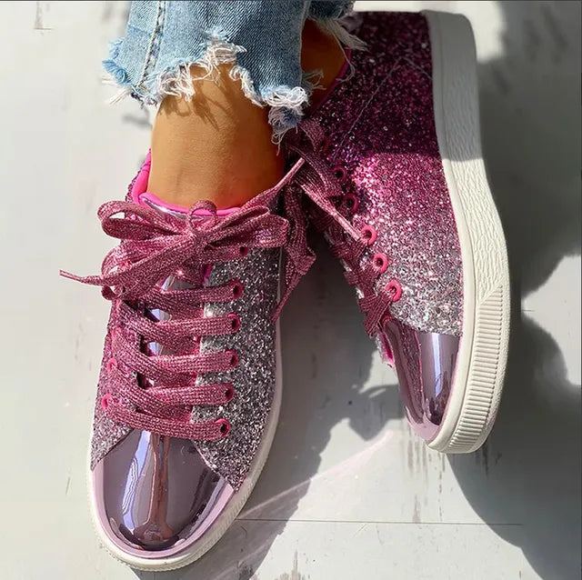 Aria - luksus casual glitter damesko