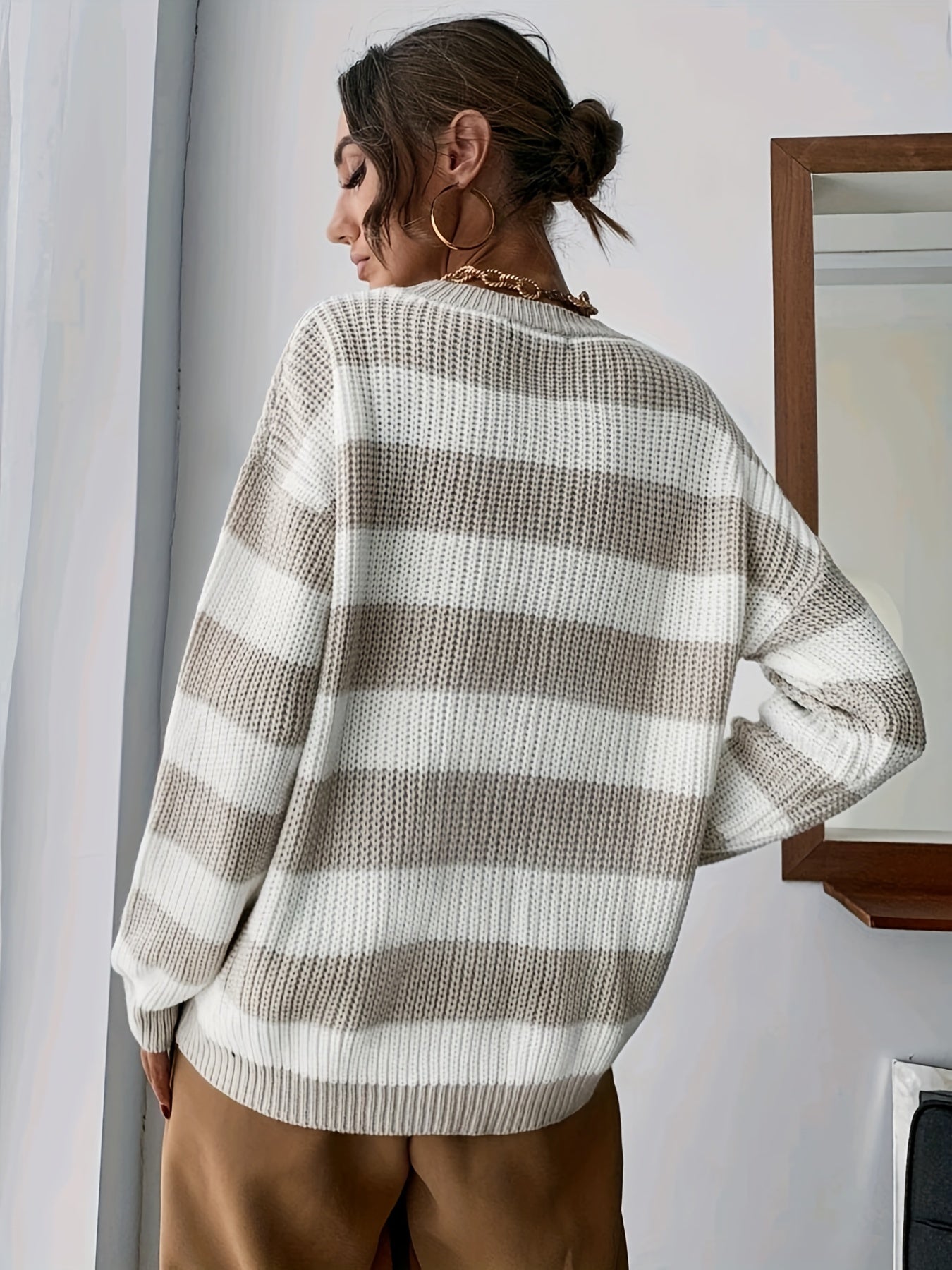 Maxine - Behagelig stribet sweater