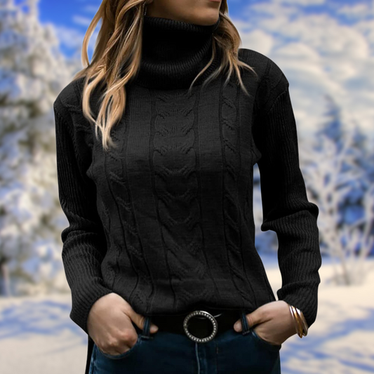 Agnes - Rullekrave sweater