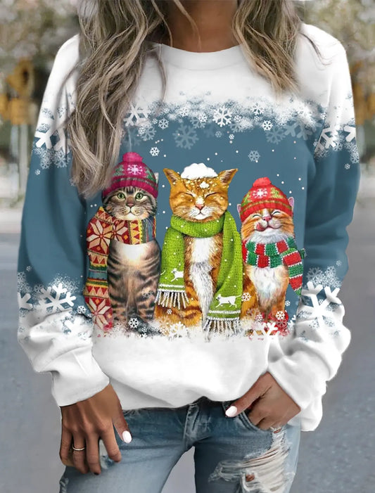 Arleth - Sweater med julemotiv