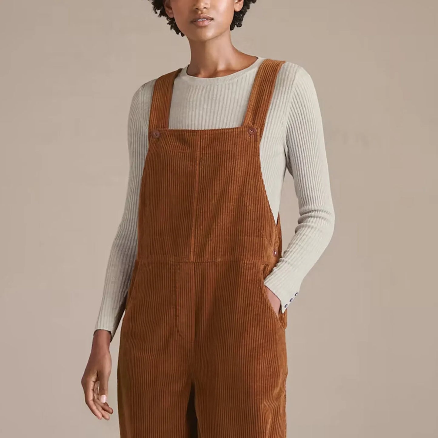 Maya - Vintage-overalls i fløjl