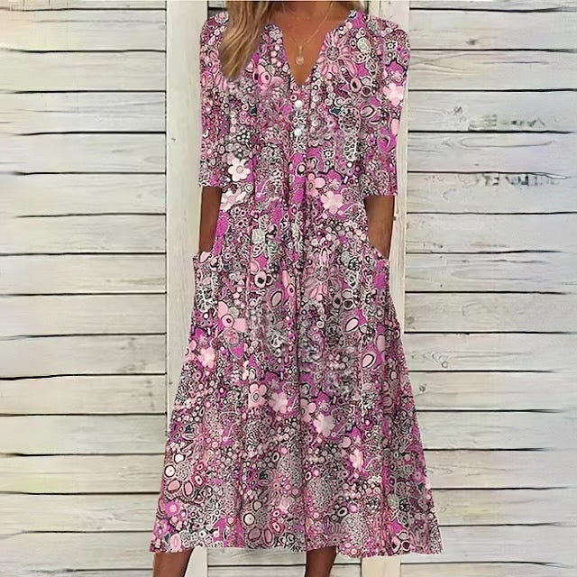 JANA - Blomsterkleid